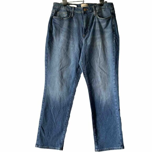 Universal Thread Jeans 12 High Rise Straight Medium Wash - Picture 1 of 10